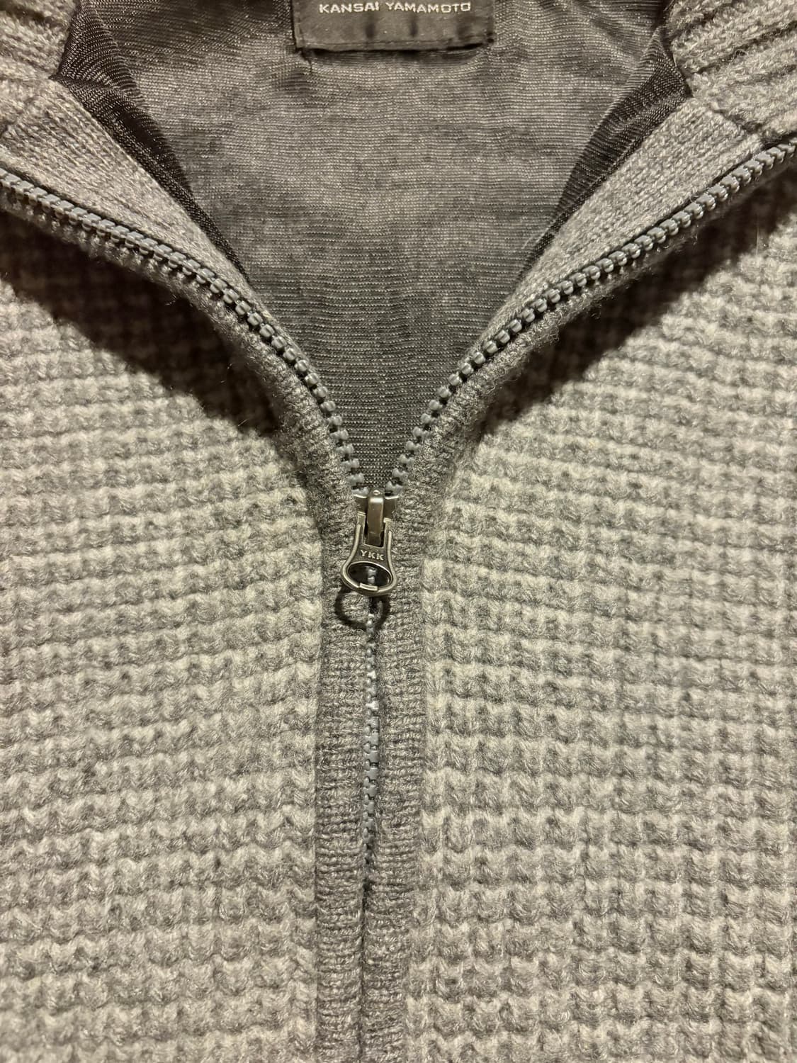 Kansai yamamoto waffle knit cardigan 상품이미지3