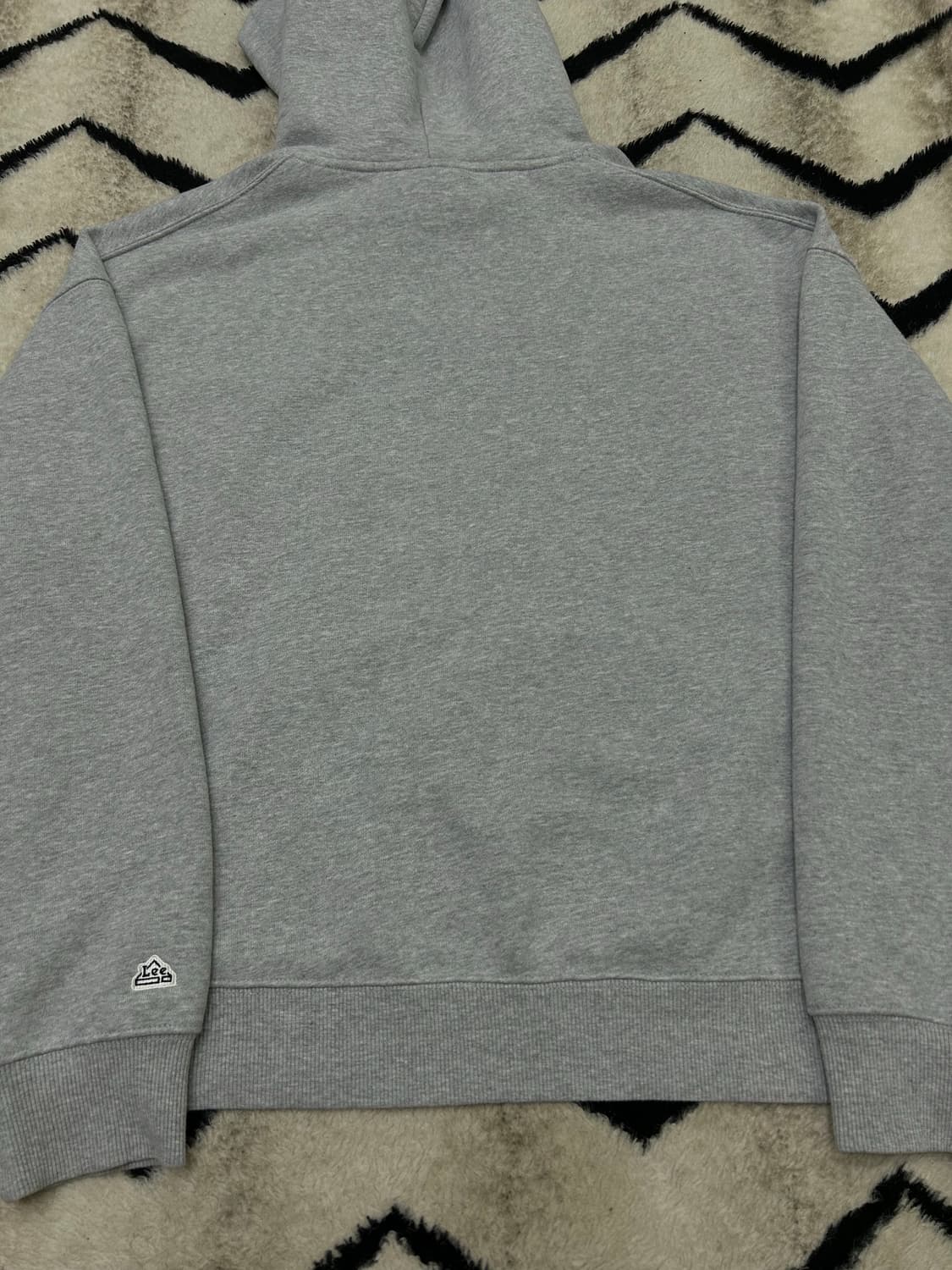 [XL]Lee 스몰 트위치 로고 후드/그레이 상품이미지3