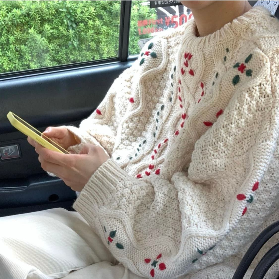 페브러리11(Feb11) 핸드 케이블 홀리데이니트 프리사이즈 새상품 상품이미지3