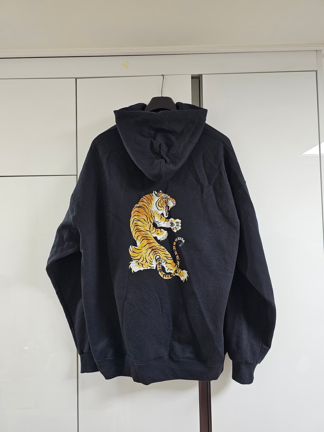 [2XL / XXL]새상품 와코마리아 x 팀 레히 타이거 후드 블랙 상품이미지6