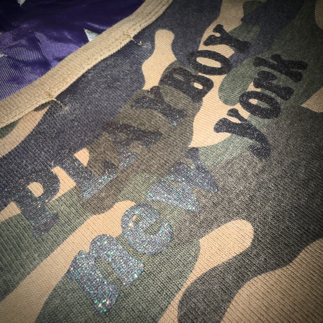 Playboy 밀리터리 카모 나시 상품이미지5