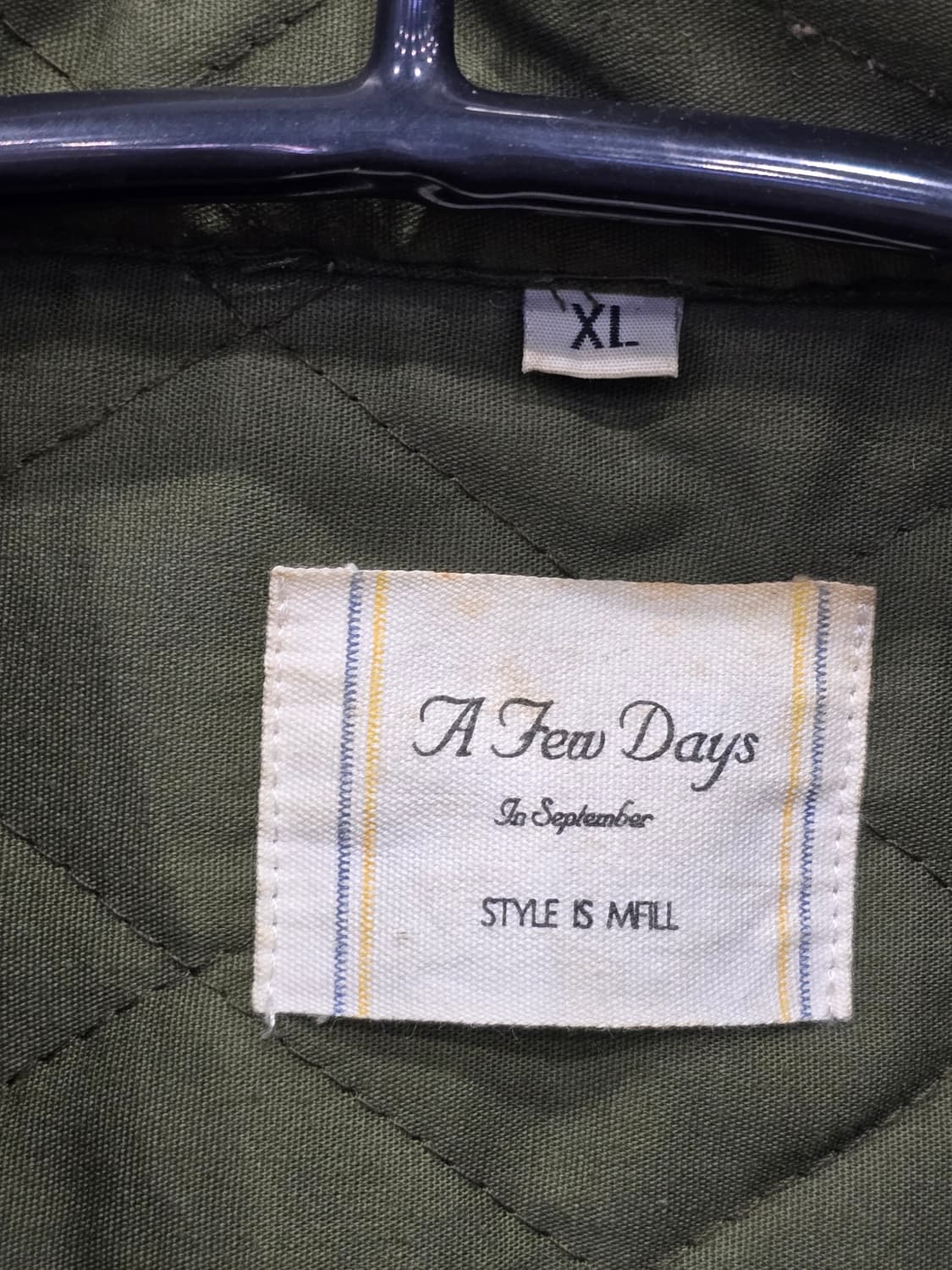  퀼팅 코듀로이 배색 자켓 상품이미지3