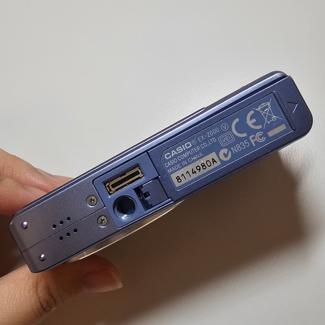 카시오 엑슬림 z600 블루 디카 디지털카메라 빈티지디카 상품이미지8