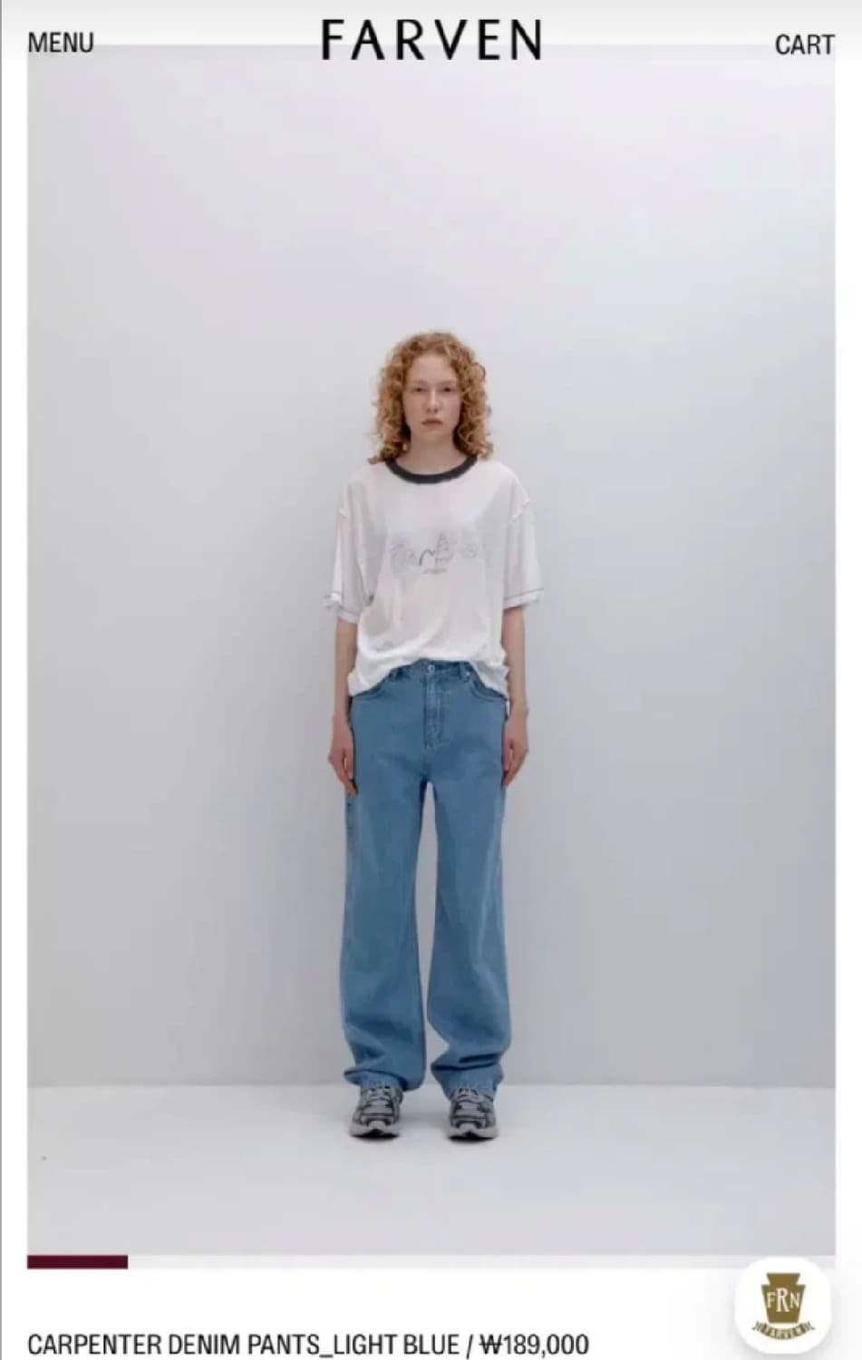 파르벵 FARVEN CARPENTER DENIM(라이트블루M) 상품이미지1