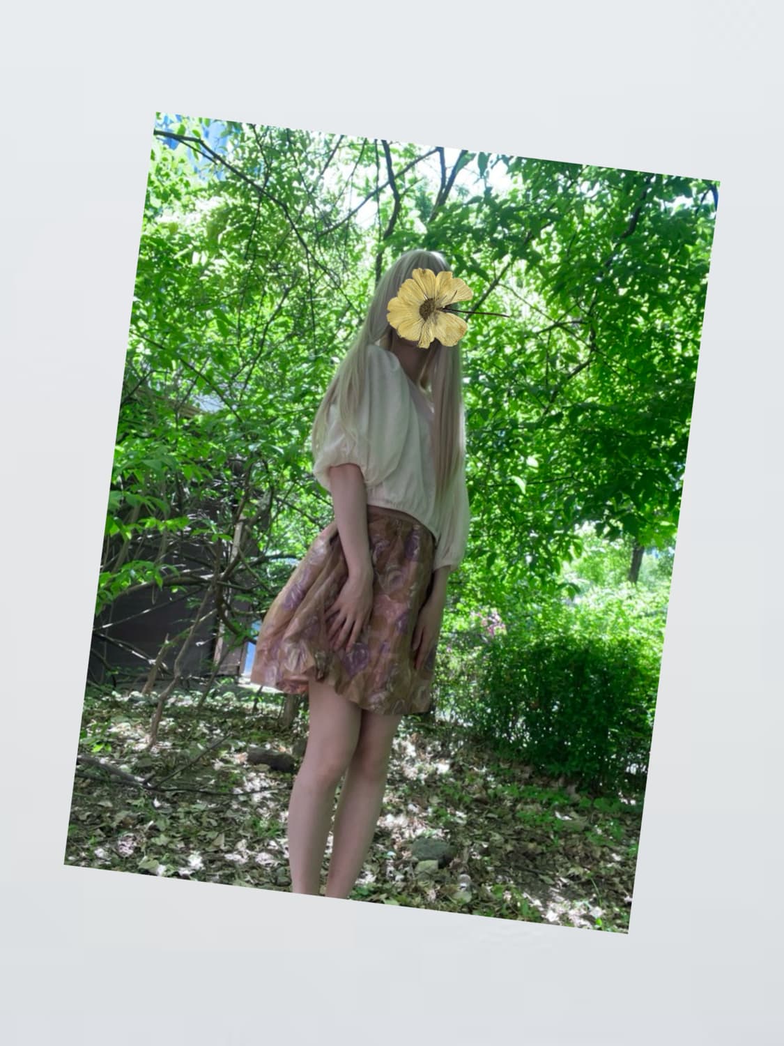 Vintage Rose Skirt 빈티지 로즈 스커트 상품이미지6