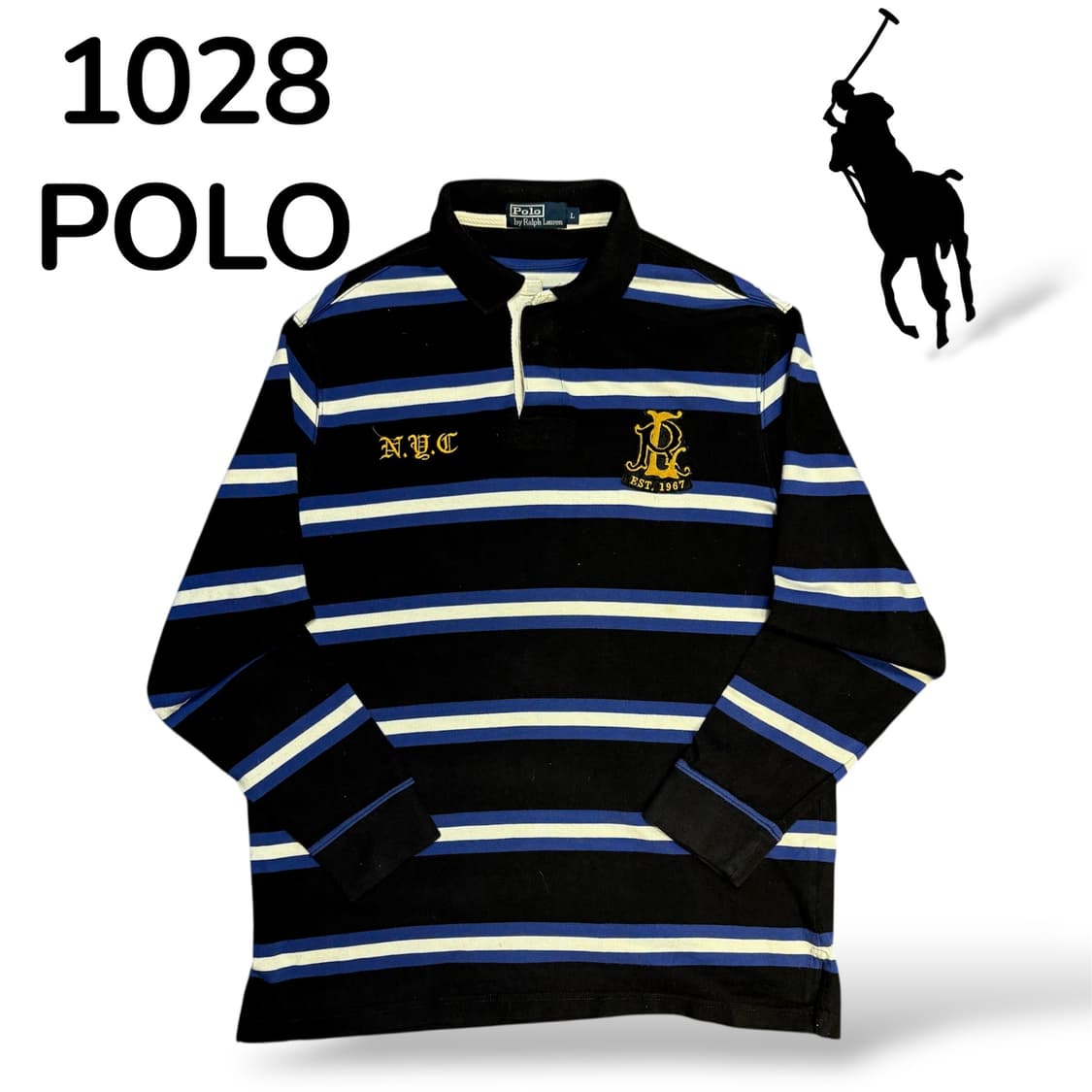 폴로 버건디 빅포니 럭비티 카라 롱슬리브 L 상품이미지2