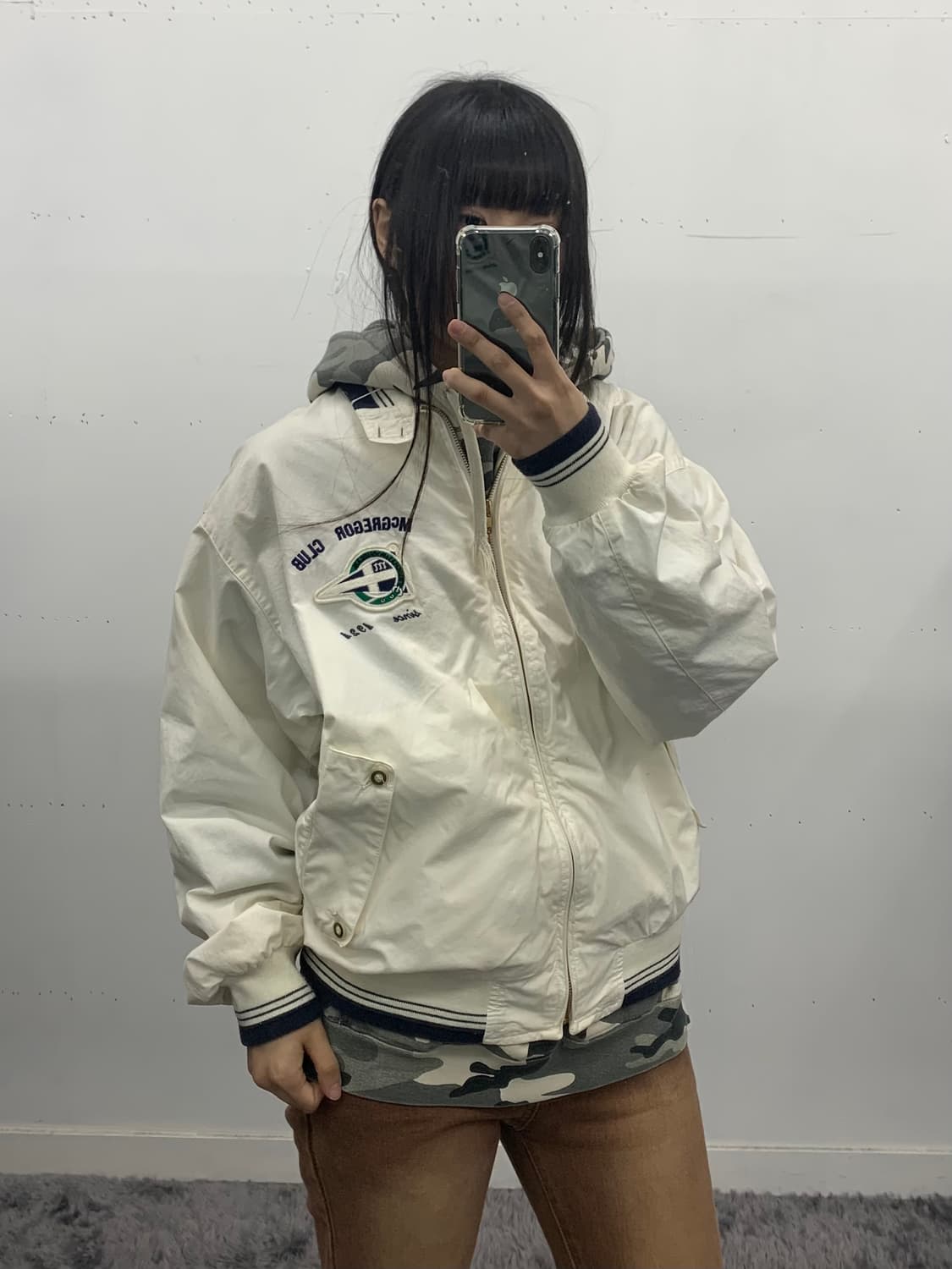 Mcgregor 아이보리 봄버 상품이미지2