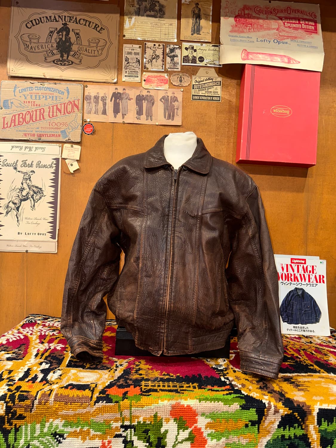 ( L-XL ) 가죽자켓 레더자켓 봄버자켓 항공점퍼 a2가죽 양가죽 상품이미지1