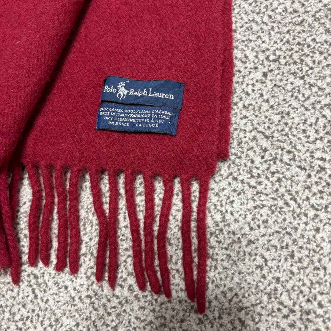 [택포,램스울100] 폴로 랄프로렌 이태리 머플러 목도리 [A+] 상품이미지3