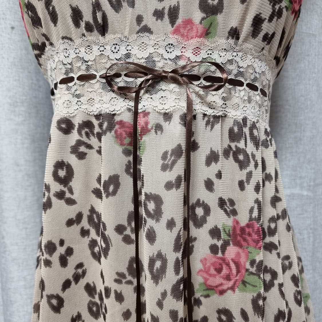 엑시즈팜 딸기초코 원피스 미디움 (55-날씬66) 새상품 상품이미지3