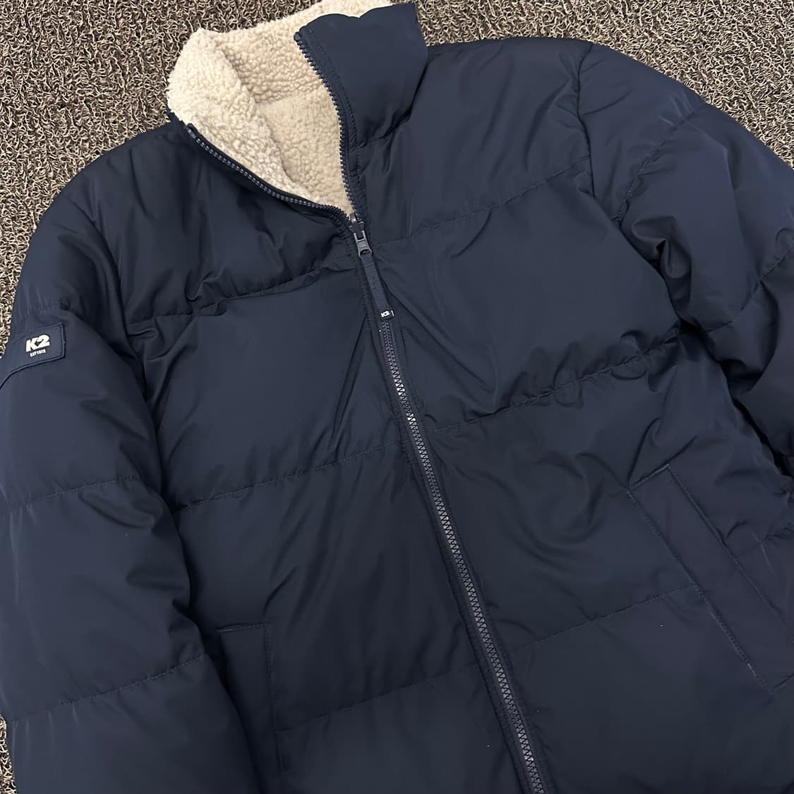 K2 케이투 덕다운 양면 뽀글이 패딩 90(S) 상품이미지2
