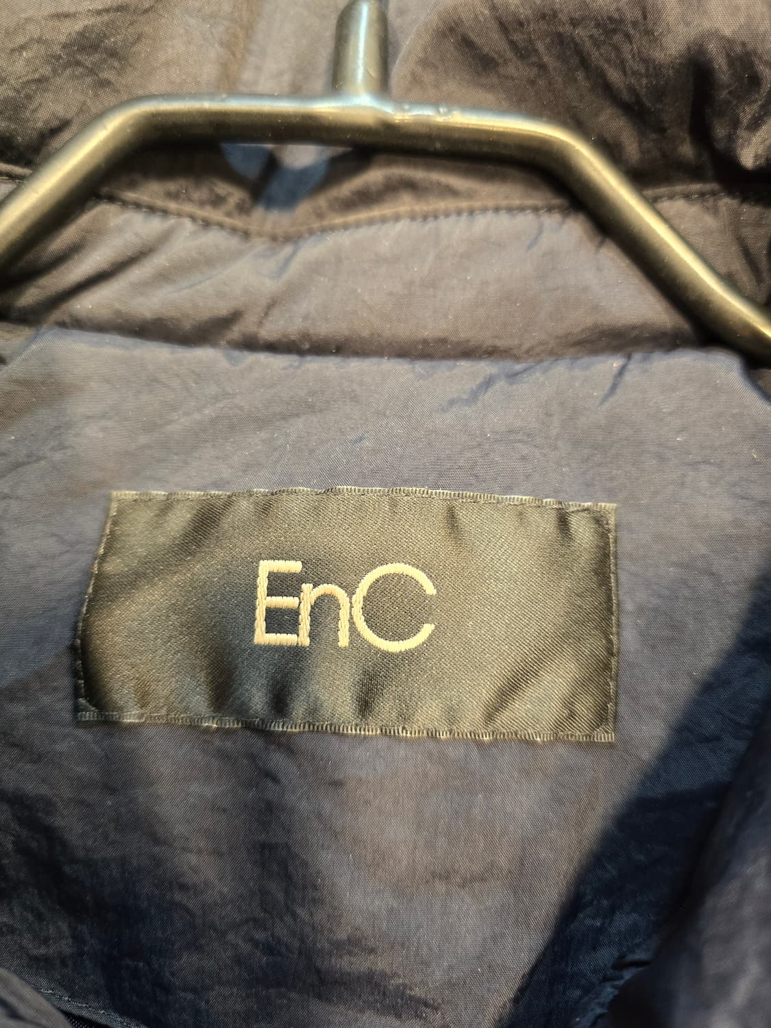 EnC 무척 가벼운 여성 덕다운 패딩 66사이즈 네이비 상품이미지7