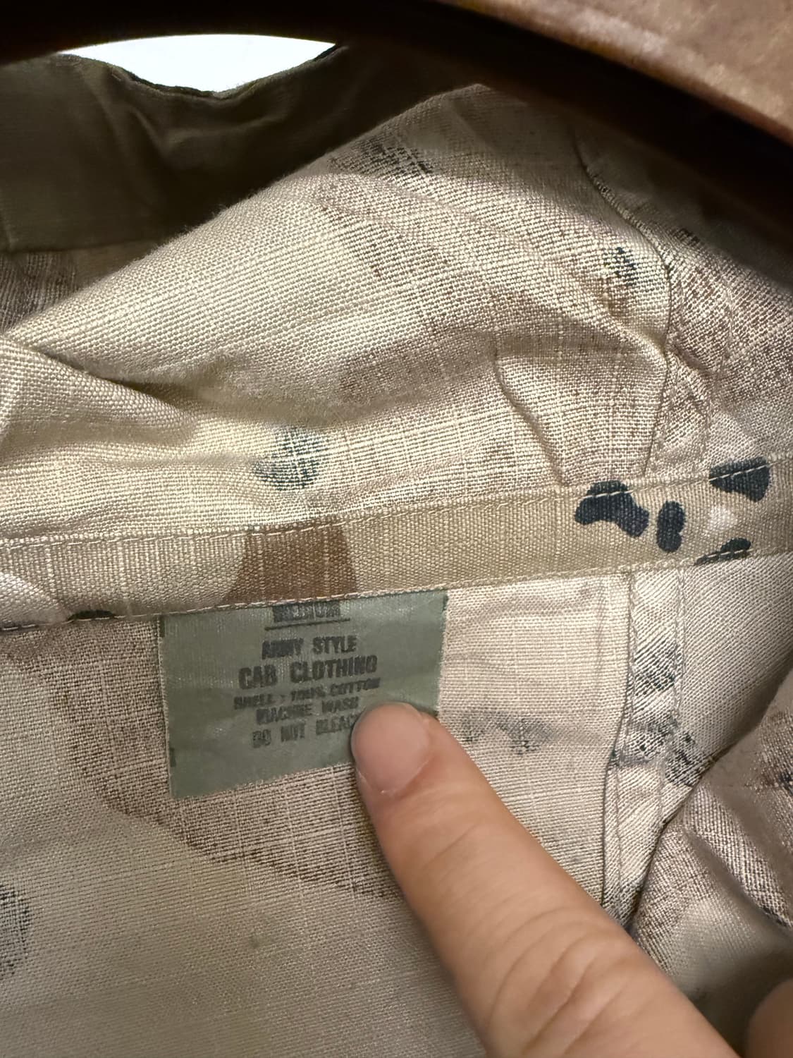 캡클로딩 데저트 카모 아노락 상품이미지4