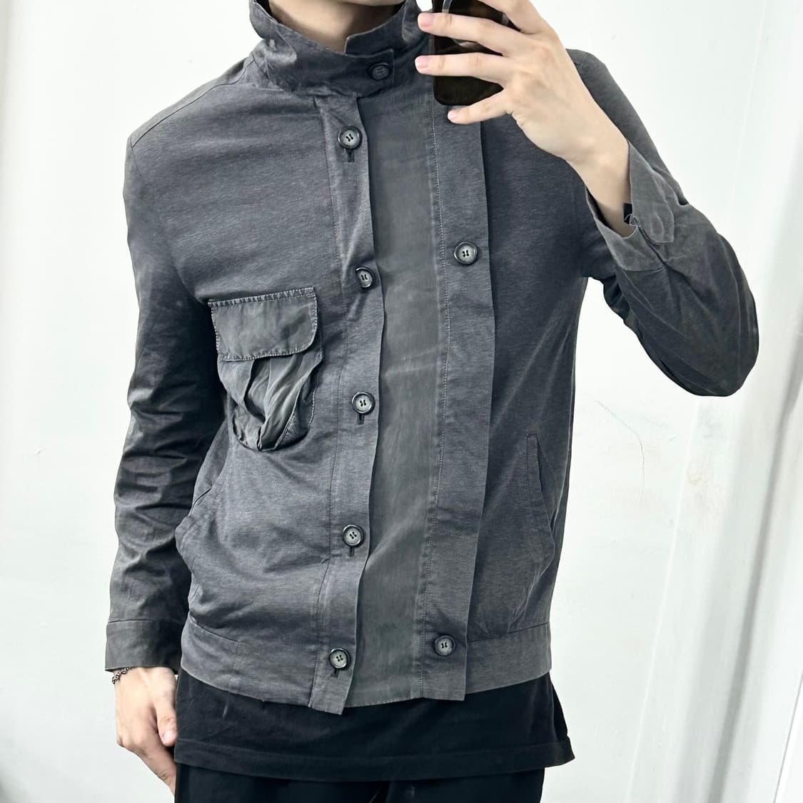 우영미 아카이브 하이넥 자켓 상품이미지1