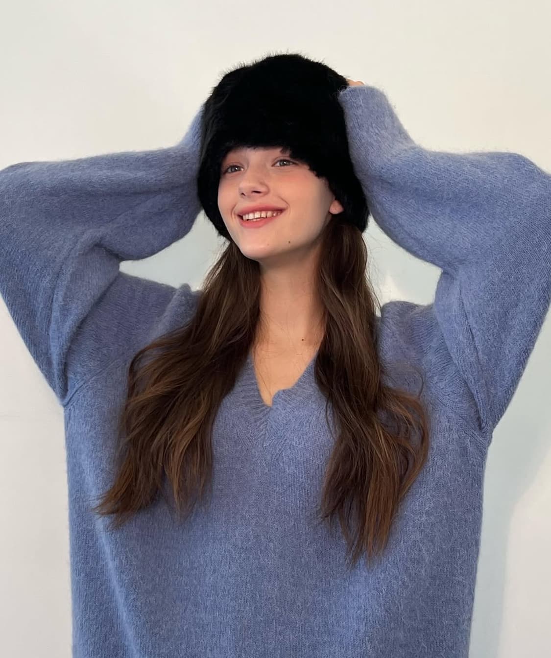 라세레모니 퍼 햇 (블랙컬러) 상품이미지5