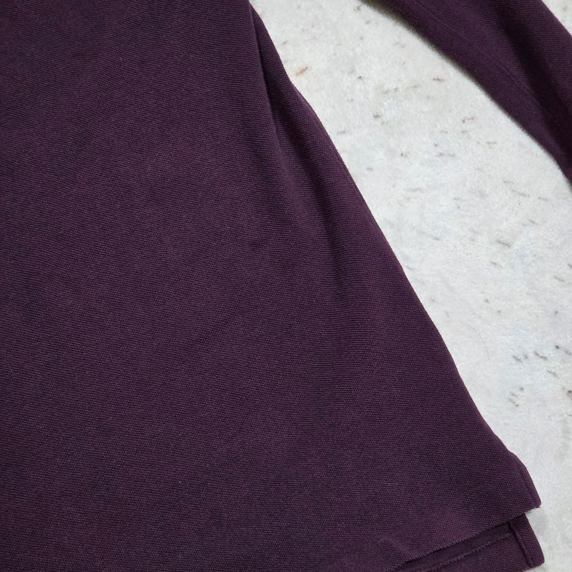 폴로 퍼플 카키 자수 PK 롱슬리브 상품이미지3