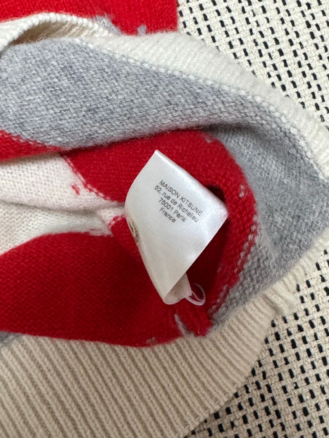 메종키츠네 스트라이프 니트 상품이미지4