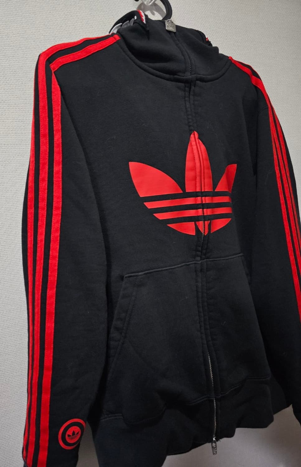 상태최상 아디다스X베이프 샤크 후드집업 90 / S 상품이미지2