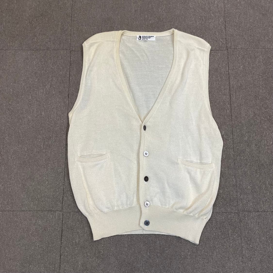 courregers homme 꾸레쥬 옴므 니트 베스트 m 상품이미지1
