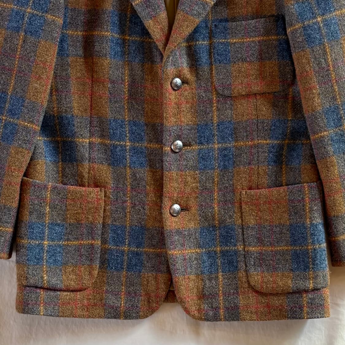 (여55-66) 90s Harris Tweed 싱글 3B 자켓 상품이미지3