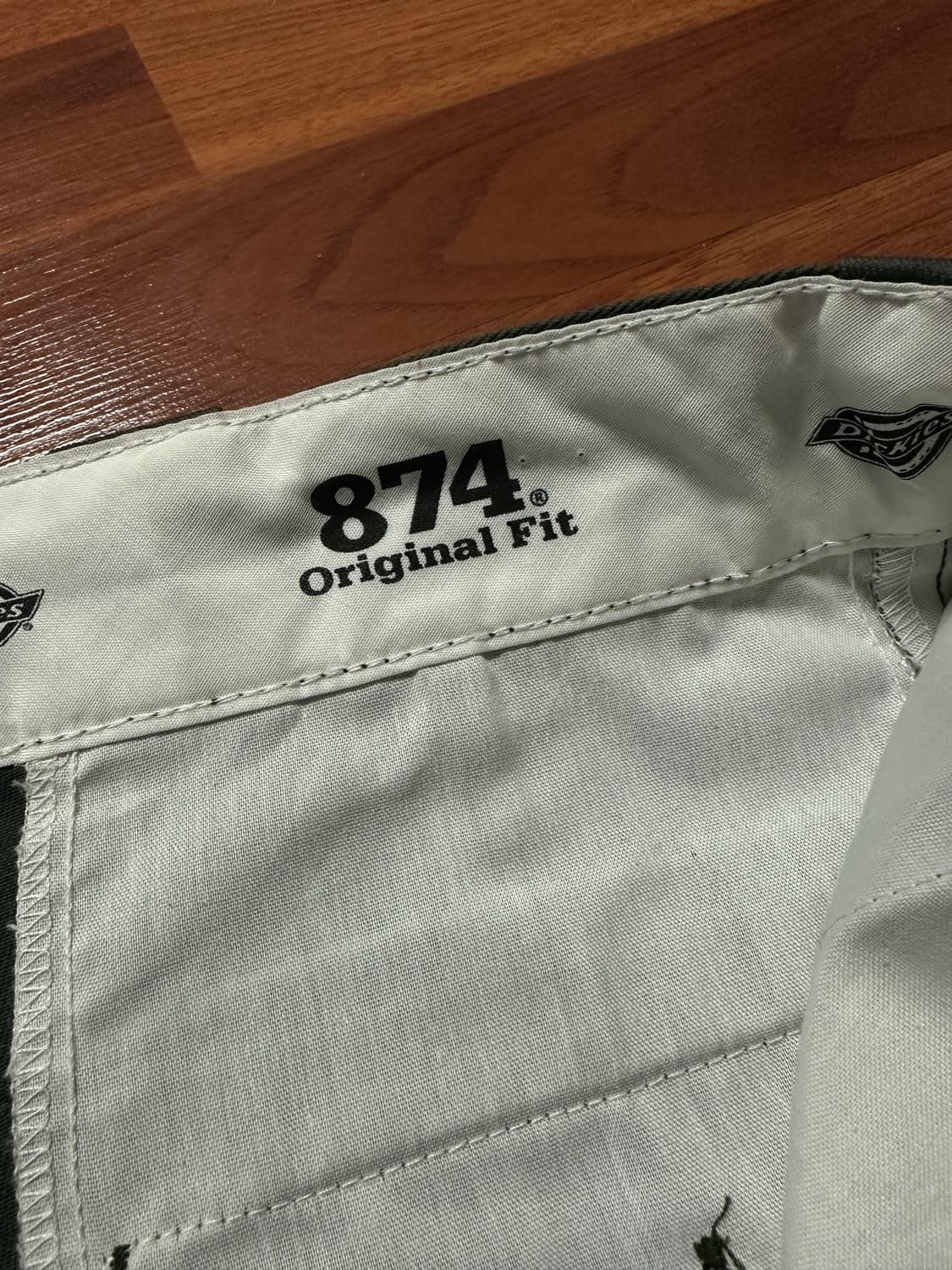 미국판 디키즈 더블니 874 올리브 그린 38X34 새상품 상품이미지5