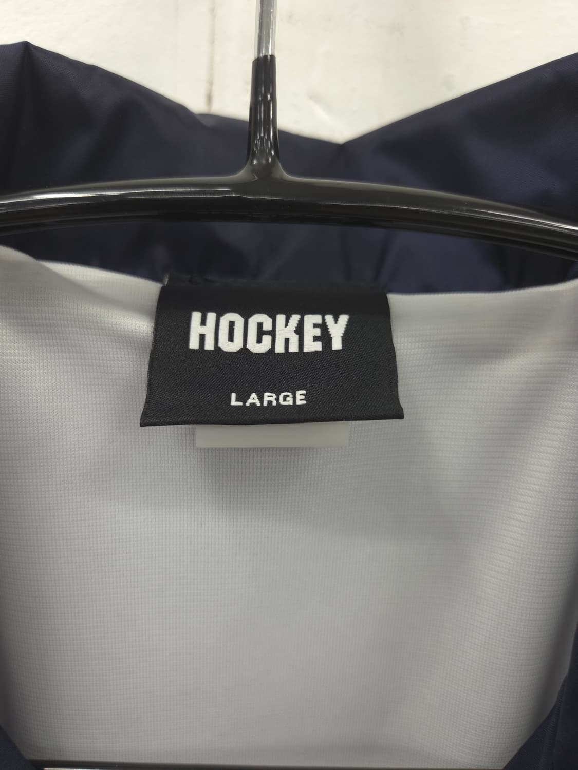 L 하키 X 인디펜던트 네이비 코치자켓 상품이미지5