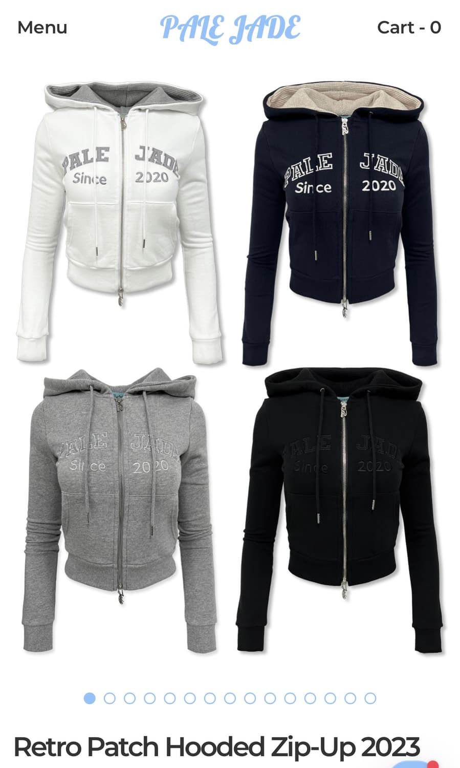 페일제이드 레트로 후드집업 네이비s 상품이미지1