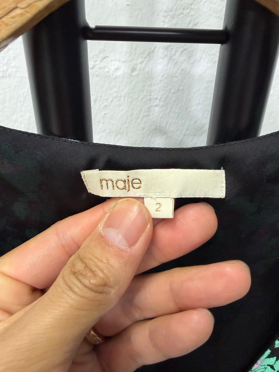 정품) 마쥬 플라워/도트 패턴 롱 원피스 2 상품이미지6