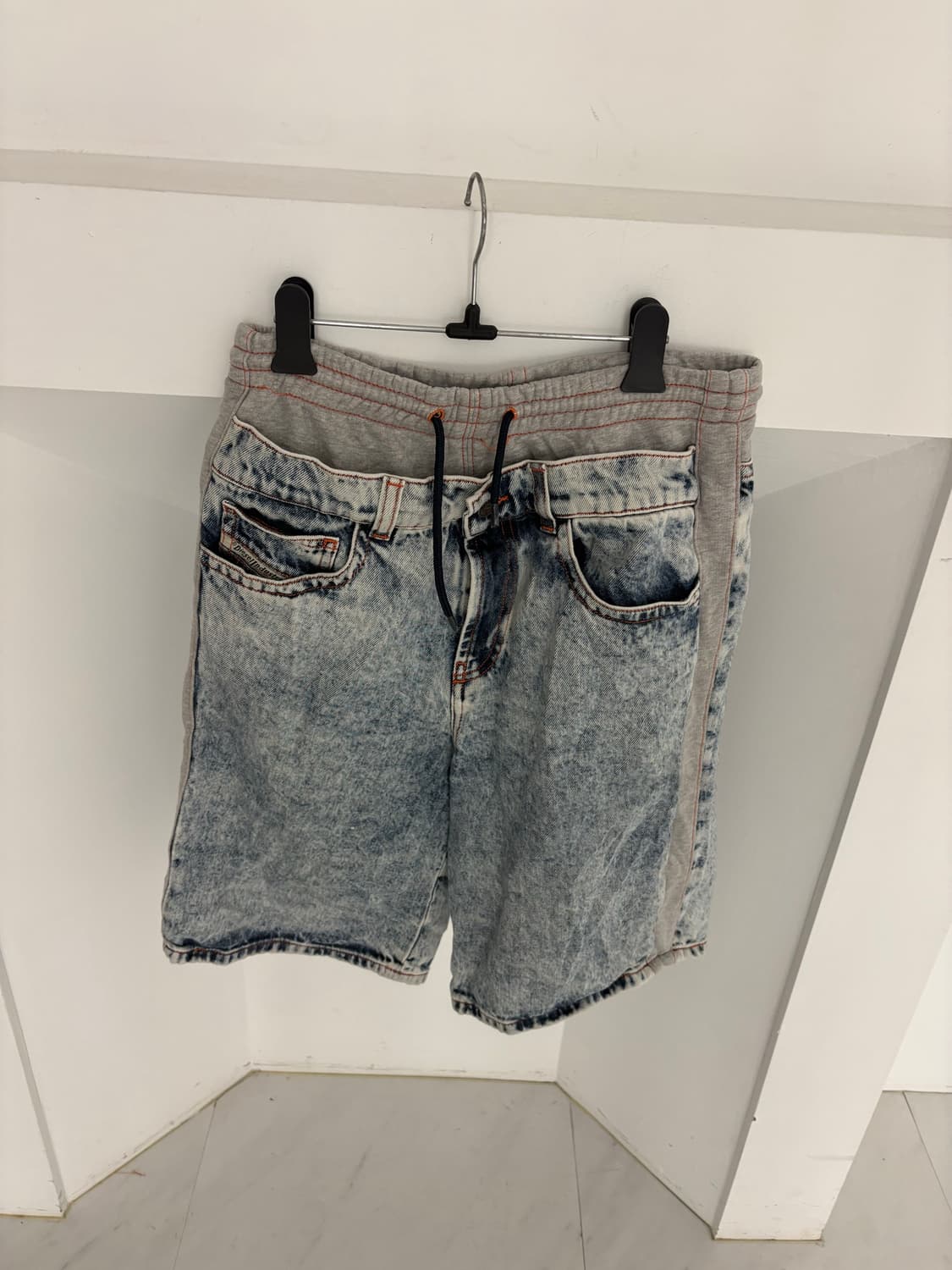 diesel denim banding half-pants 상품이미지1
