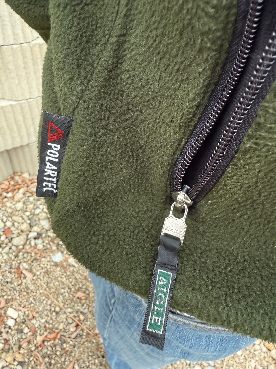 AIGLE 에이글 폴라텍 플리스 집업 자켓 상품이미지4