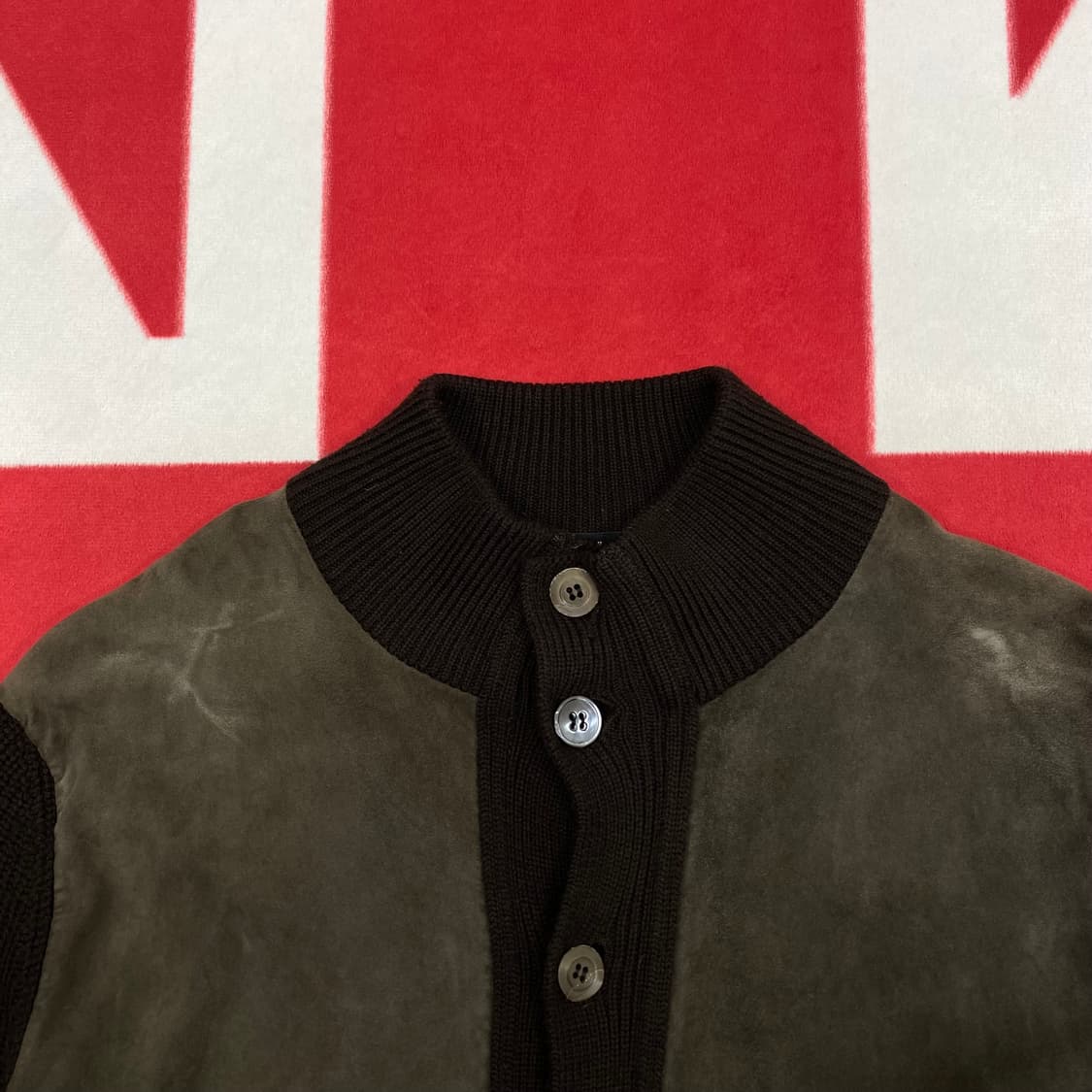 던힐 스웨이드 가디건 M  상품이미지4