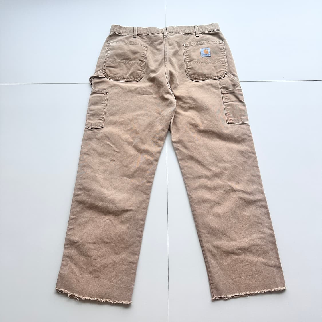 90s 칼하트 더블니 made in usa B136 BRN 상품이미지4