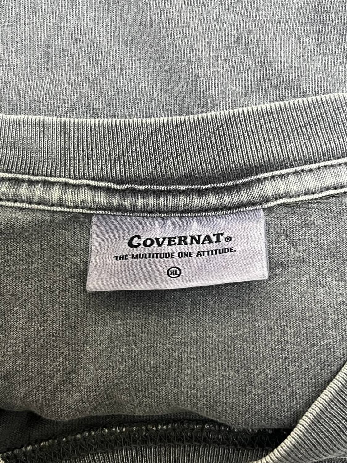 Covernat 커버낫 차콜 라운드 티 상품이미지3