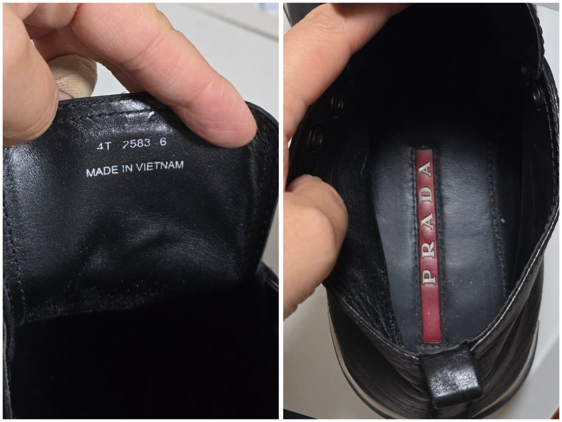 프라다 하이탑 스니커즈/남265~270 상품이미지2