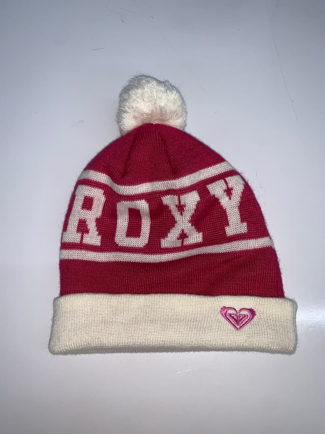 Roxy 핑크 방울 비니 상품이미지2