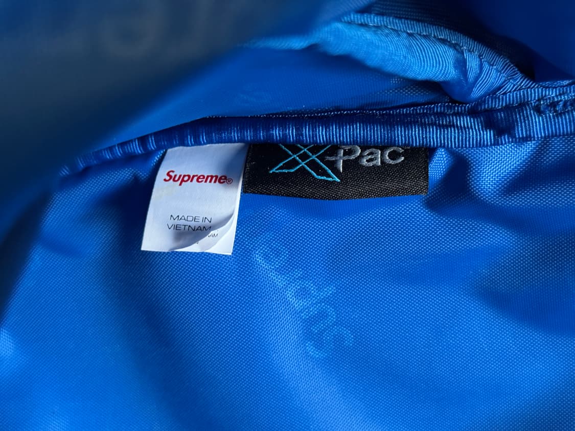 [1회착] 슈프림 백팩 블루 23FW 상품이미지5