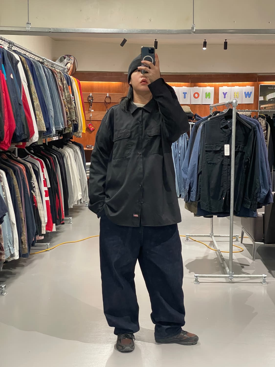 디키즈 워크 셔츠(블랙)   상품이미지6