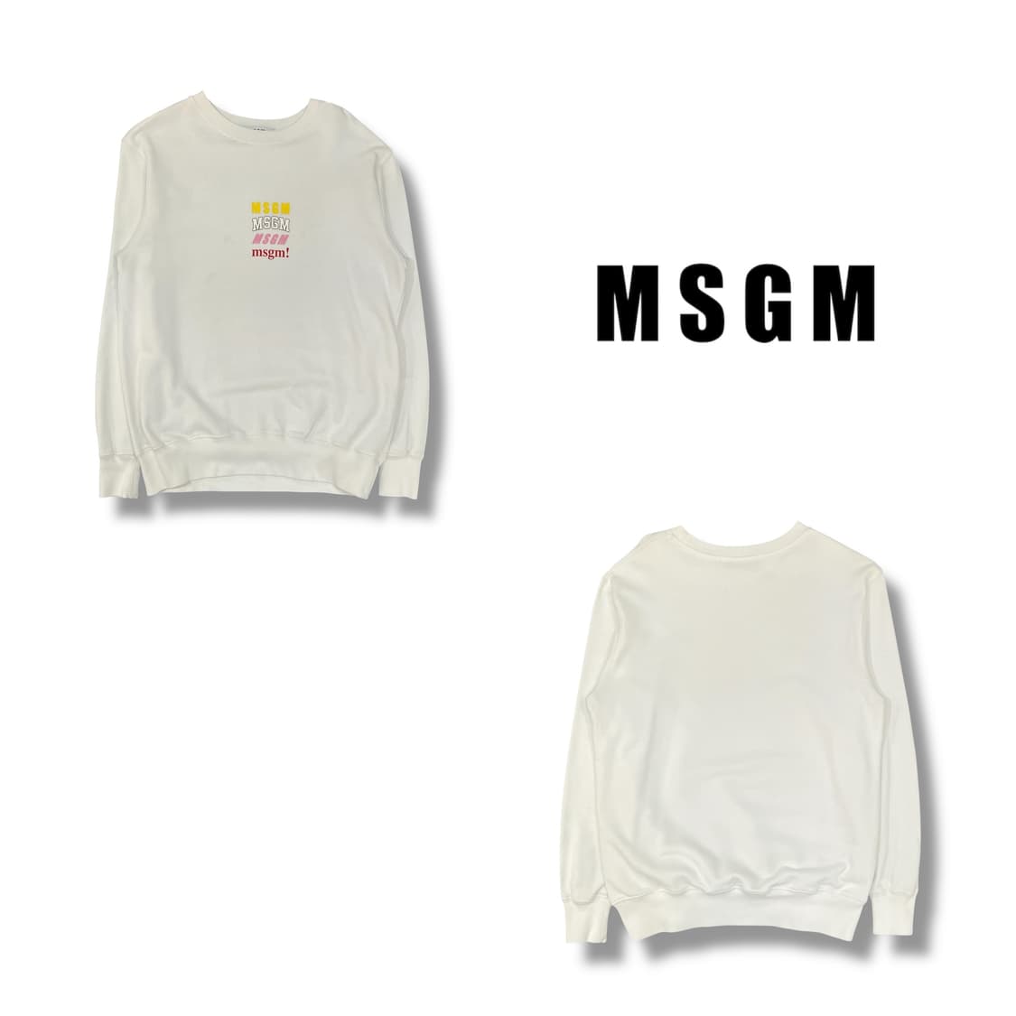  msgm 로고 맨투맨 y12290 상품이미지1