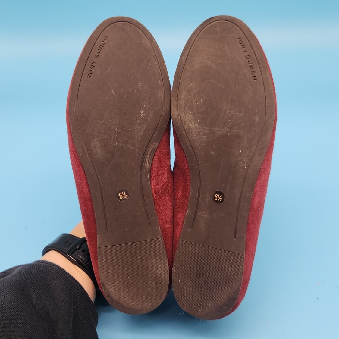 o 토리버치 스웨이드 스모킹 여성단화235 상품이미지3