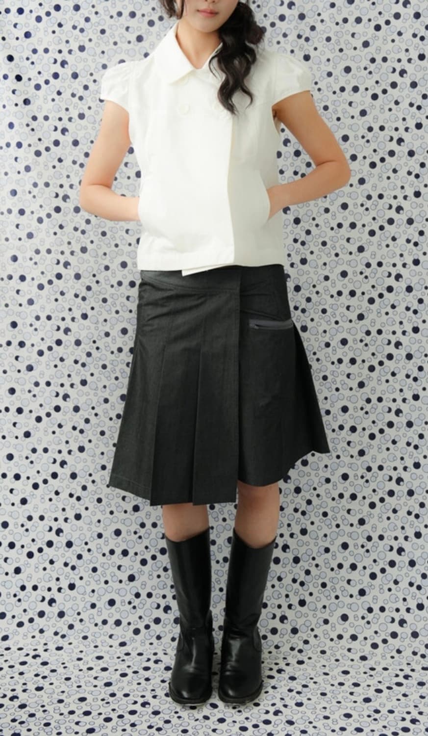 인앤양인하모니 랩 스커트  상품이미지1