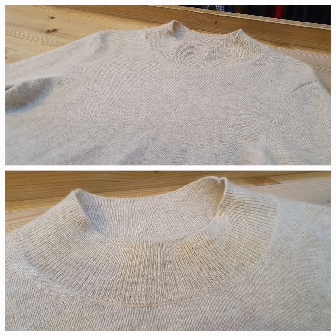 55.Cashmere 반터틀니트(베이지) 상품이미지3