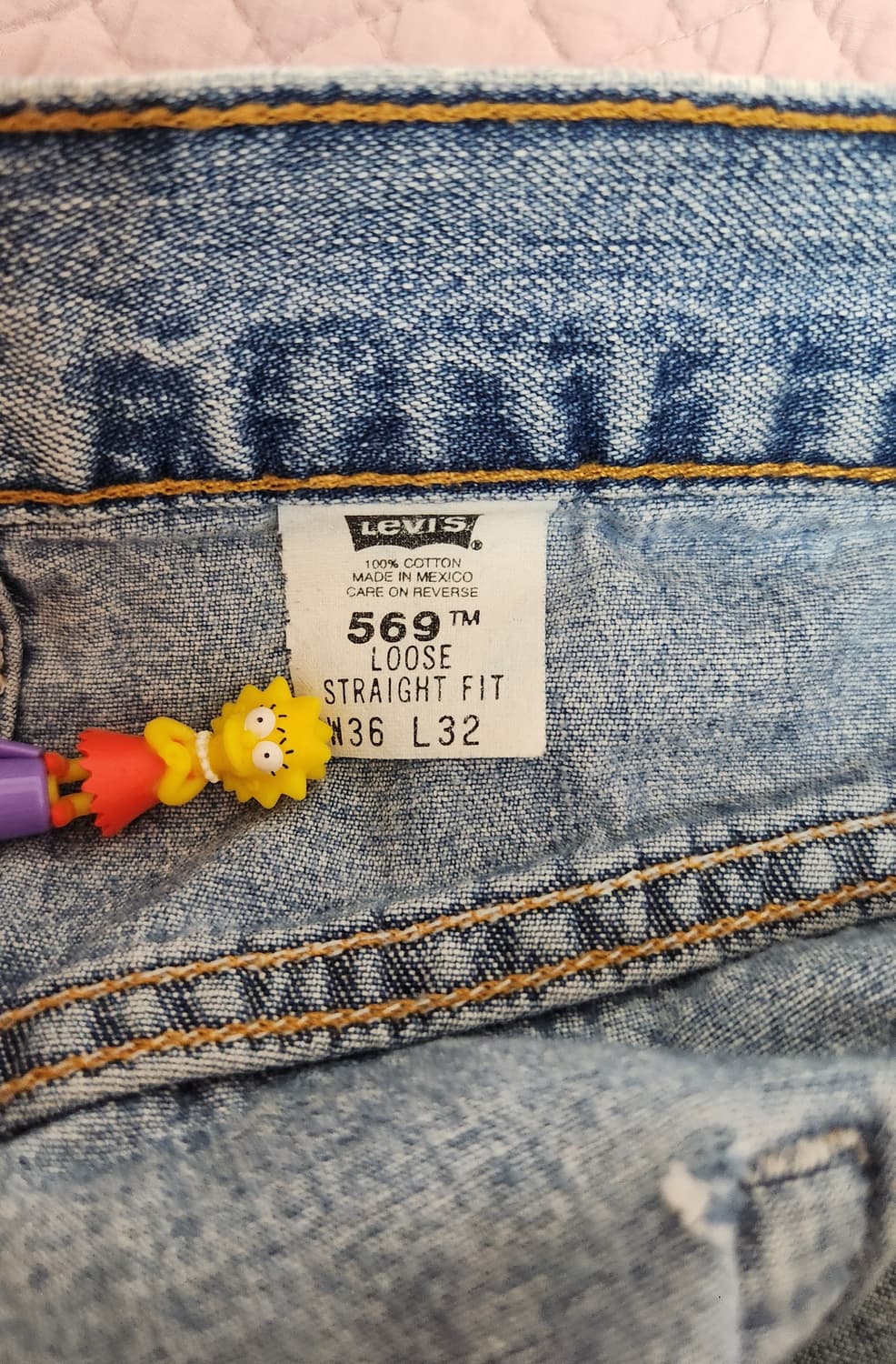 00s 리바이스 569 made in mexico 🇲🇽 36x30 상품이미지3