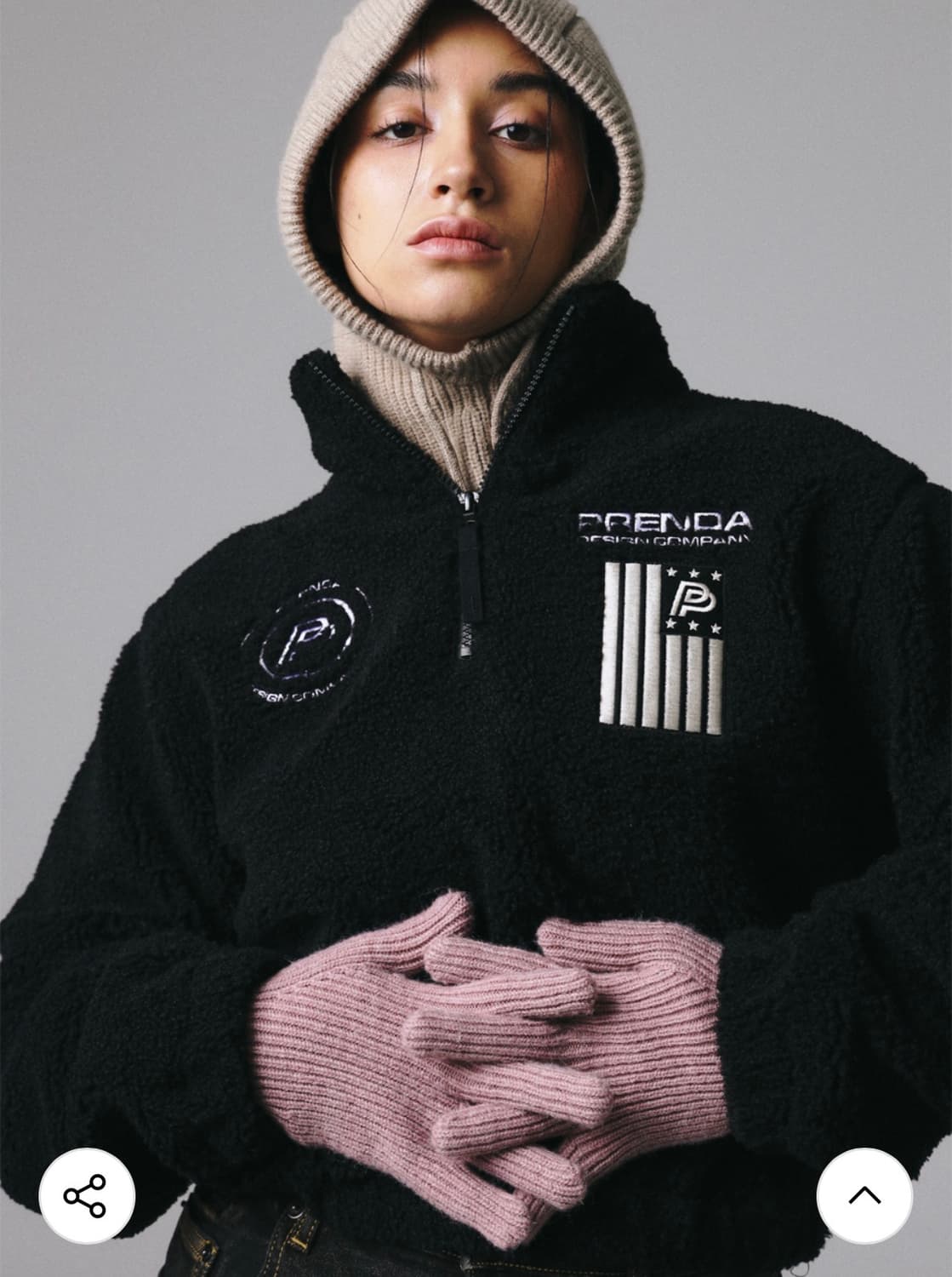 prenda 프렌다 하프집업 상품이미지1