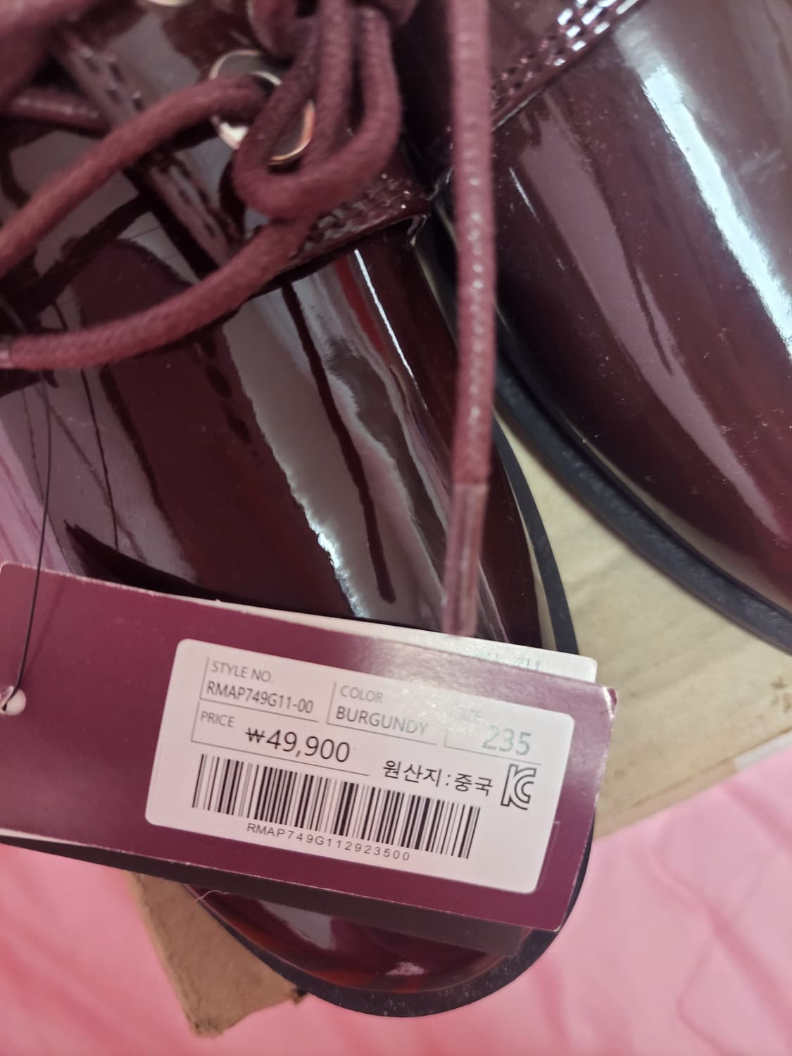 급처미사용새상품!로엠 구찌,샤넬느낌 에나멜 여자 더비슈즈 로퍼 구두 상품이미지7