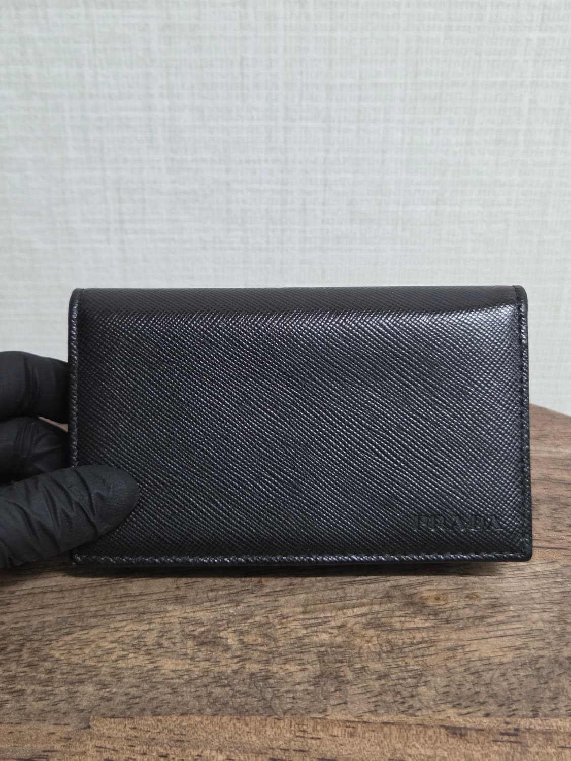 프라다(PRADA) 명함지갑 / 카드지갑 블랙 (정품) 상품이미지2