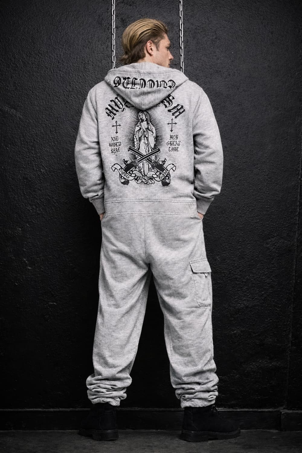 Graphic Zip-up Jumpsuit 상품이미지3