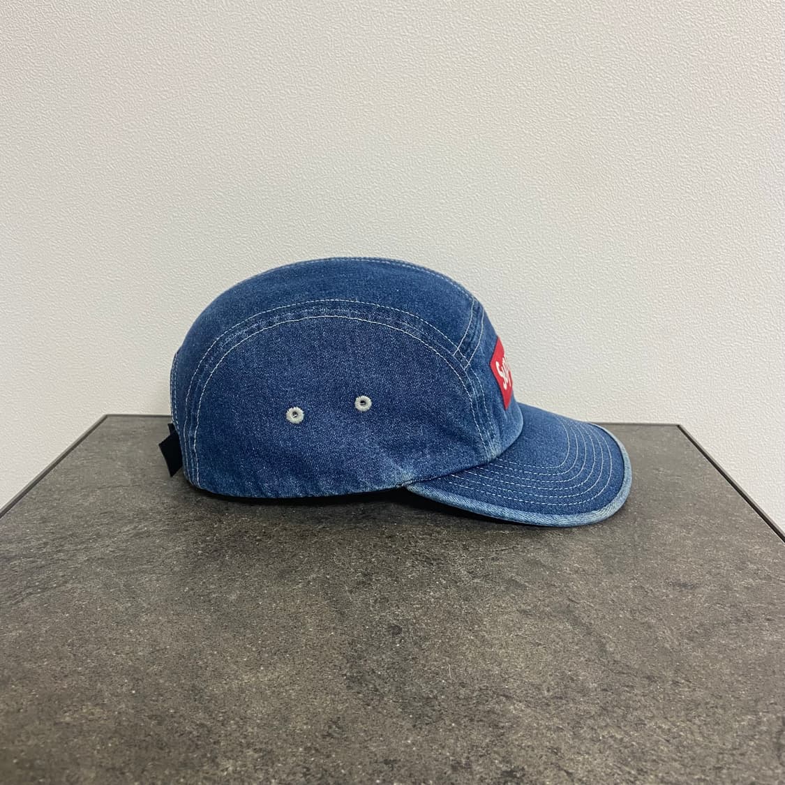 (OS) 슈프림 박스로고 캠프캡 모자 데님 상품이미지2