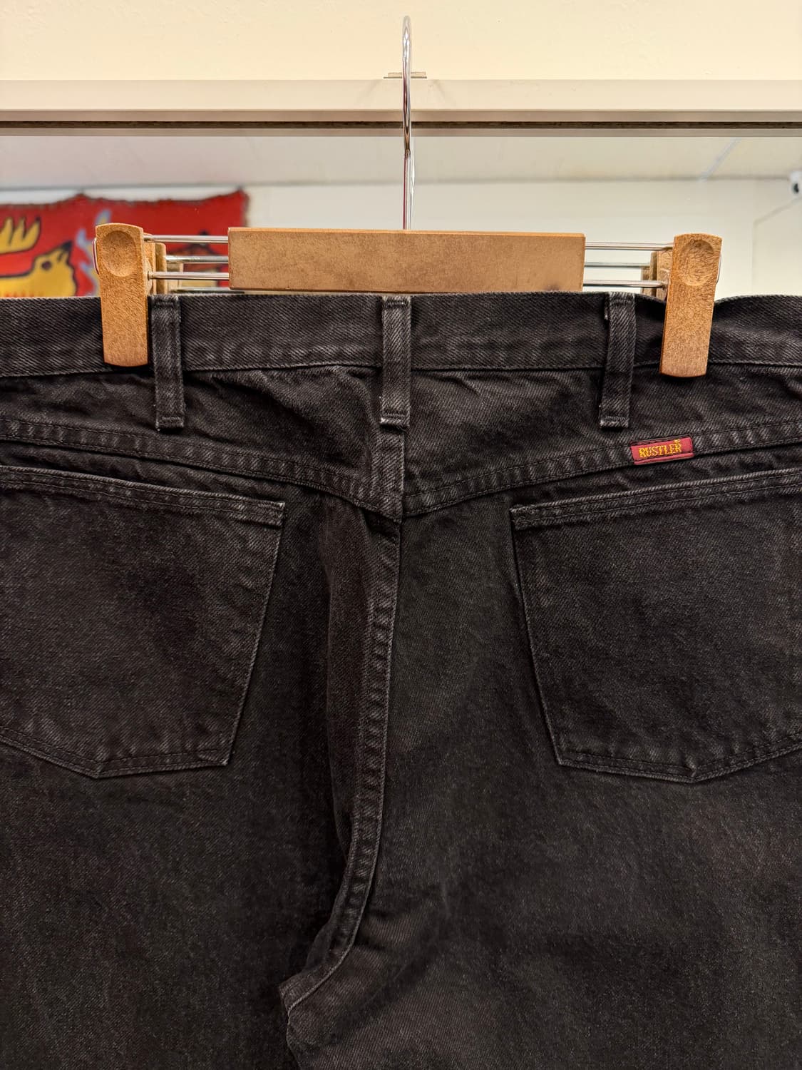 00s Rustler 러슬러 흑청 데님 팬츠 (34inch) 상품이미지6