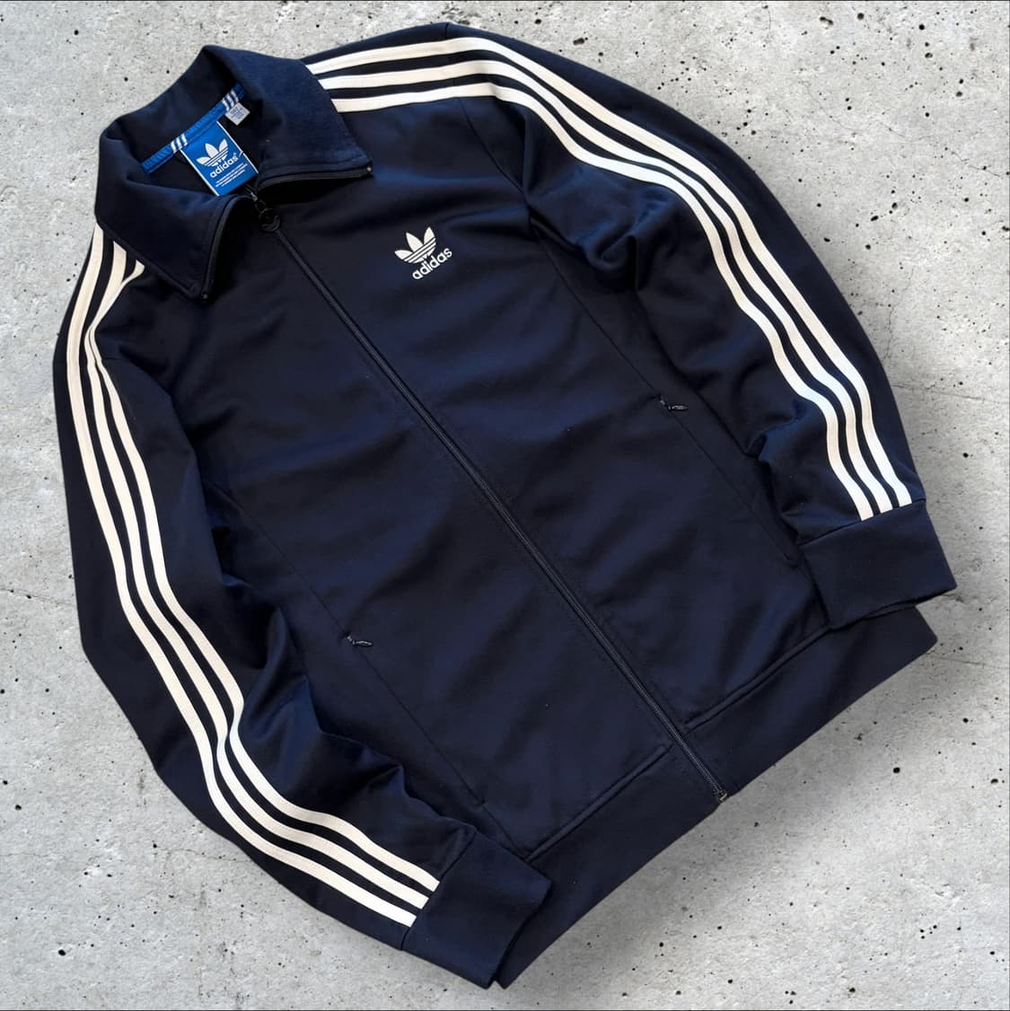 [105] 14s 아디다스 유로파 삼선 트랙 자켓 네이비 D242 상품이미지1
