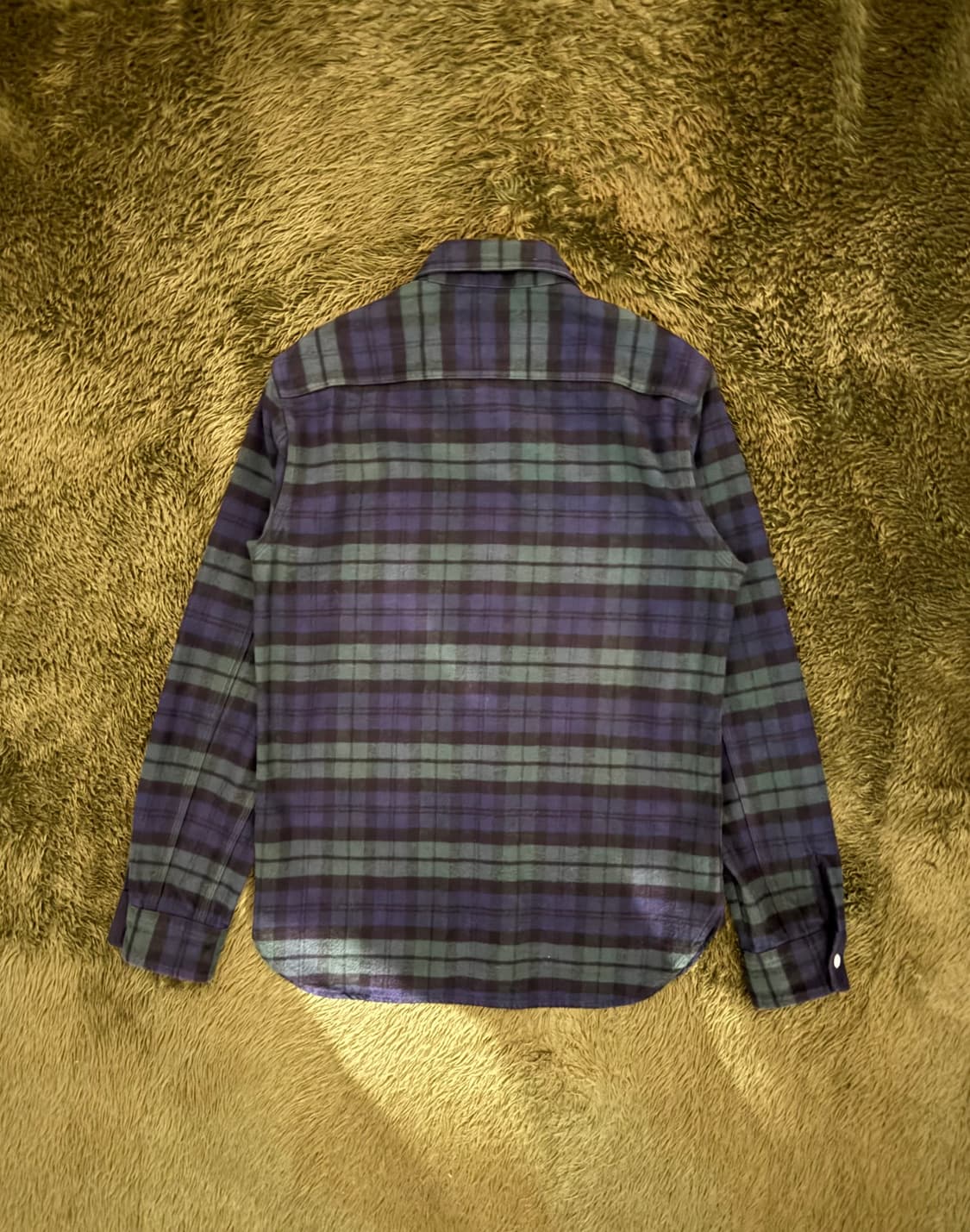 [S] BEAMS Plus 빔즈 플러스 헤비 블랙와치 플란넬 워크 셔츠 상품이미지7